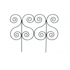 Panacea Garden Edge with Spiral Design